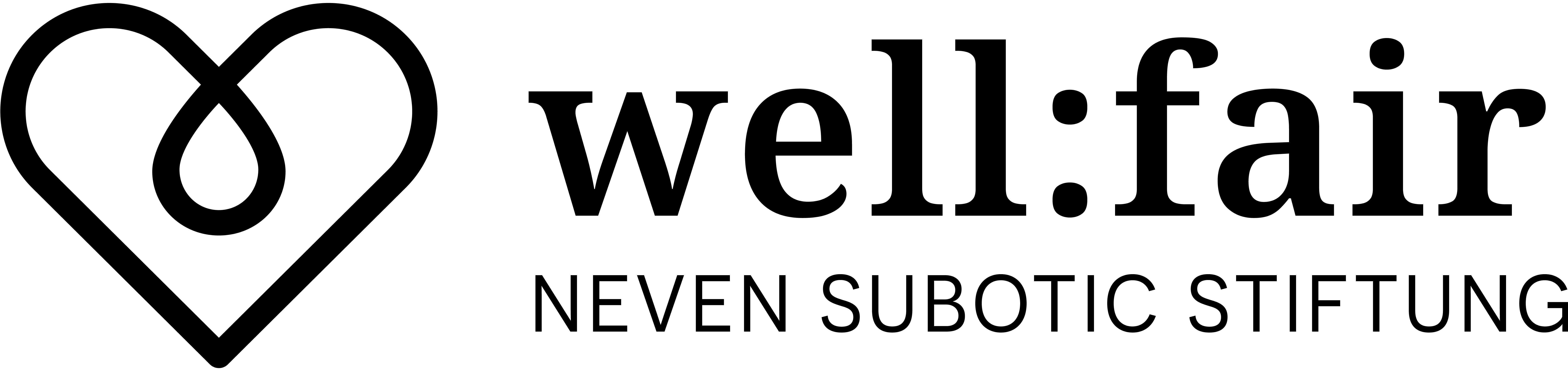 Logo der well:fair foundation