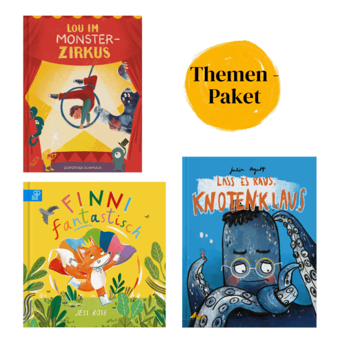 Themenpaket Gefühle: "Lou im Monsterzirkus", "Finni Fantastisch", "Lass es raus, Knotenklaus"