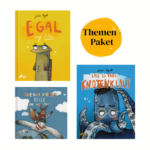 Themenpaket Best of Regett: "Egal, sagt Aal", "Eine kleine große Reise um die Welt", "Lass es raus, Knotenklaus"